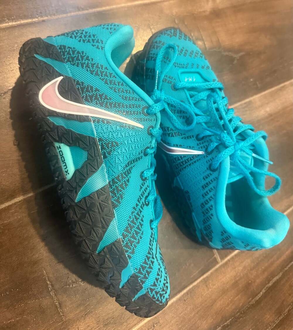Youth Nike Ja 3 Scratch 3.0 Turbo Green University Red Basketball Shoes